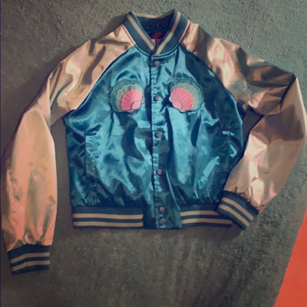 Iron Fist Mermaid For Life Bomber Jacket